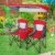 Double Folding Built-in Ice Box Camping Chair