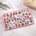 48pcs Santa’s Runners Wooden Decoration Set