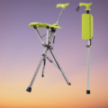 Elderly Foldable Walking Chair Stick