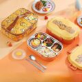 Insulated Divider Stainless Steel Lunchbox Set