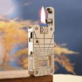 Premium Ruler Design Windproof Metal Lighter