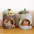 Creative Animal Life Resin Flower Pots