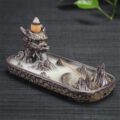 Ceramic Dragon Censer Smoke Backflow Incense Burner