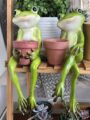 Resin Frog Fairy Flower Pot