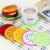 5pcs Silicon Custom Fruit Coasters