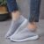 Breathable Slip on Knit Running Shoes
