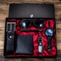 6pcs/Set Leather Elegant Men’s Gift Set