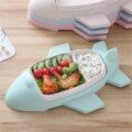 Children’s Bamboo Aircraft Shape Tableware