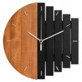 Retro Divided Wooden Wall Clock