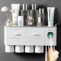 Wall-Mounted Magnetic Bathroom Organizer