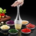 Stainless Steel Quick Garlic Vegetable Chopper