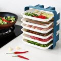 Wall-Mounted Multi Layer Kitchen Food Cooking Organizer