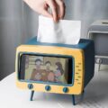 2in1 Creative Tissue Box with Mobile Phone Holder