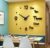 3D Large DIY Modern Number Wall Clock