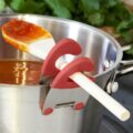 Stainless Steel Pot Side Clip Spoon Holder