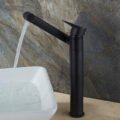 360 Rotation Black Modern Single Bathroom Faucet