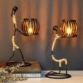 Creative Beautiful Nordic Iron Candle Holder