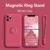 Silicone Case With Magnetic Ring Holder for iPhone