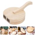 Wooden Mini Dough Pressing Tool Presser