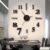 3D DIY Sticker Wall Clock