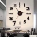 3D DIY Sticker Wall Clock