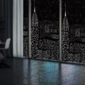 Unique City View Polyester Blackout Curtains