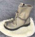 Vintage Look Winter Low Heel Casual Female Short Boots