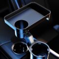 Adjustable Car Cup Holder Extender Tray