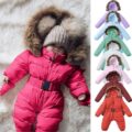 Warm Long Sleeve Hooded Baby Coat