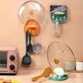 Cat Paw Wall-Mounted Pot Lid Holder Rack