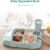 Baby Bamboo Car Shape Food Containers