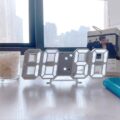 3D LED Modern Digital Alarm Wall Clock