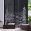 Blackout Amazing City Night View Window Sticker