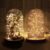 Christmas Cylinder Glass Dome Display with Wooden Base