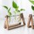 Decorative Wooden Vase With Wooden Tray