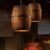 Stylish Designer’s Wooden Barrel Art Pendant Lights Lamps