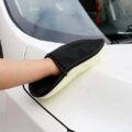 Soft Wool Car Microfiber Cleaning Gloves