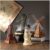 4 Colors Vintage Resin Windmill Ornaments Piggy Banks