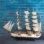 Wooden Sailing Ship Nautical Decor