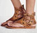 Women Vintage Gladiator Sandals Flip-Flops