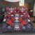 Black Gothic Hippie with Roses Cool Comfortable Duvet Cover Bedding set Mavigadget