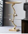 Aluminum Modern Tree Branches Coffee Side Table