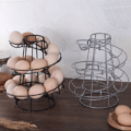Creative Spiral Egg Dispenser Storage Rack