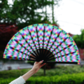Reflective Japanese Style Folding Hand Fan