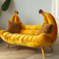 Yellow Banana Inspired Modern Simple Sofa