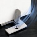 Secure Stainless Hidden Door Stopper