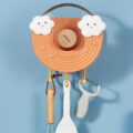 Rainbow Wall-Mounted Hook Kitchen Pot Lid Holder