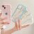 Wavy Art Clear Soft iPhone Case