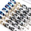 Gothic Style Armor Stainless Steel Self-Defense Ring