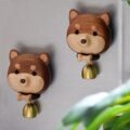 Playful Shiba Design Door Bell